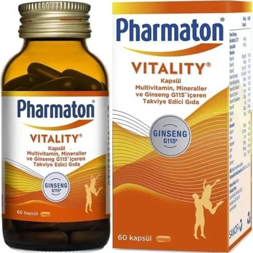 کپسول مولتی ویتامین فارماتون مدل ویتالیتی l 100تایی ا Capsules Pharmaton vitality