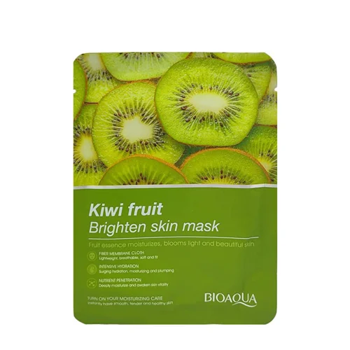ماسک صورت بایو آکوا مدل کیوی وزن 25 گرم Bioaqua Sheet Face Mask Contains Kiwi Extract 25gr
